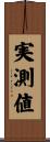 実測値 Scroll