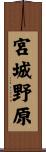 宮城野原 Scroll