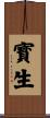 寳生 Scroll