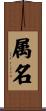 属名 Scroll
