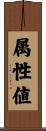 属性値 Scroll