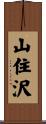 山住沢 Scroll