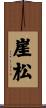 崖松 Scroll