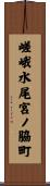 嵯峨水尾宮ノ脇町 Scroll