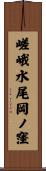 嵯峨水尾岡ノ窪 Scroll