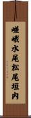 嵯峨水尾松尾垣内 Scroll