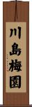 川島梅園 Scroll