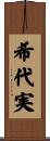 希代実 Scroll