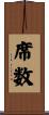 席数 Scroll