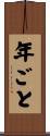 年ごと Scroll