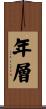 年層 Scroll