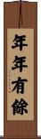 Year-In Year-Out Have Abundance Scroll