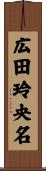 広田玲央名 Scroll