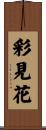 彩見花 Scroll