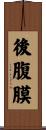 後腹膜 Scroll