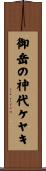 御岳の神代ケヤキ Scroll