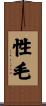 性毛 Scroll