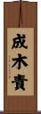 成木責 Scroll