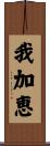 我加恵 Scroll