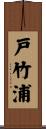 戸竹浦 Scroll
