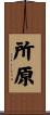 所原 Scroll