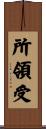 所領受 Scroll