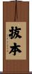 抜本 Scroll