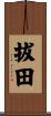 拔田 Scroll