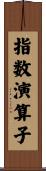 指数演算子 Scroll