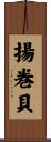 揚巻貝 Scroll