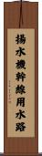 揚水機幹線用水路 Scroll