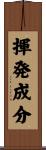 揮発成分 Scroll