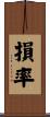損率 Scroll