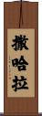Sahara Scroll