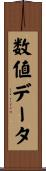 数値データ Scroll