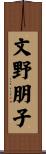 文野朋子 Scroll