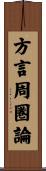 方言周圏論 Scroll