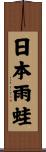 日本雨蛙 Scroll