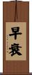 早衰 Scroll