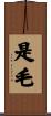 是毛 Scroll