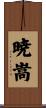 暁嵩 Scroll