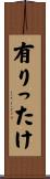 有りったけ Scroll