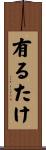 有るたけ Scroll