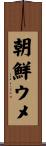 朝鮮ウメ Scroll
