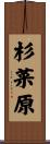 杉菜原 Scroll
