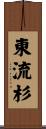 東流杉 Scroll
