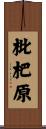 枇杷原 Scroll