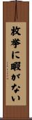 枚挙に暇がない Scroll