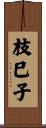 枝巳子 Scroll