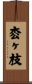 枩ヶ枝 Scroll